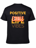 Positive Vibes Graphic Tee - Exhale Love