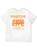 Positive Vibes Graphic Tee - Exhale Love