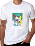 Santas Favorite Teacher T-Shirt