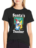 Santas Favorite Teacher T-Shirt
