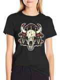 Skull & Mushroom Graphic Tee