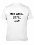 Make America Metal Again Black T-Shirt