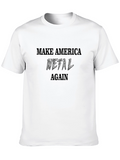 Make America Metal Again Black T-Shirt