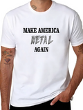 Make America Metal Again Black T-Shirt