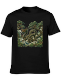 Dragon Print Tee - Japanese Art T-Shirt