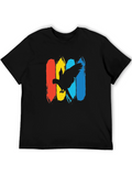 Parrot Silhouette Graphic T-Shirt