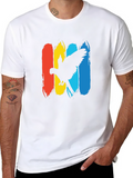 Parrot Silhouette Graphic T-Shirt