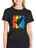 Parrot Silhouette Graphic T-Shirt