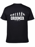 Groomer Evolution Black Graphic T-Shirt