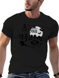 Halloween Check Your Broom Graphic Tee