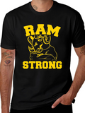 Ram Strong Graphic Tee - Black