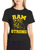 Ram Strong Graphic Tee - Black