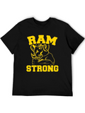 Ram Strong Graphic Tee - Black