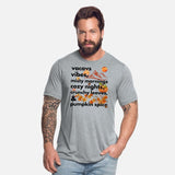 vacays vibes misty mornings cozy nights crunchy