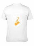 Cool Cat Saxophone Graphic T-Shirt
