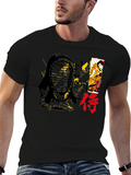 Japanese Kendo Warrior Graphic T-Shirt