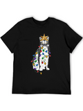 Festive Cat Christmas T-Shirt