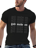 God Mode On Black Graphic Tee