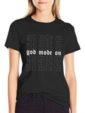 God Mode On Black Graphic Tee