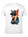 Cool Fox Hustle Graphic T-Shirt
