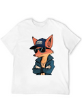 Cool Fox Hustle Graphic T-Shirt