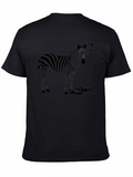 Zebra Question Mark Graphic T-Shirt