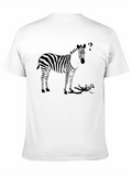 Zebra Question Mark Graphic T-Shirt