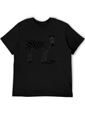 Zebra Question Mark Graphic T-Shirt