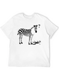 Zebra Question Mark Graphic T-Shirt