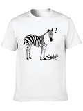Zebra Question Mark Graphic T-Shirt