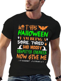 Halloween Computer Engineer Graphic T-Shirt