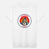 Vintage Cool Skiing in La Thuile Italy Sunset