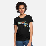 Vintage Massachusetts Map Cape Cod Salem Souvenir