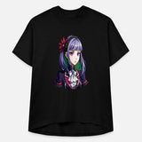 Violet Gaze,Gothic Girl illustration