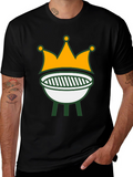 Grill King T-Shirt: BBQ Crown Graphic Tee