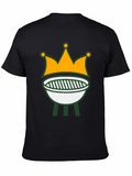 Grill King T-Shirt: BBQ Crown Graphic Tee