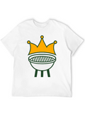 Grill King T-Shirt: BBQ Crown Graphic Tee