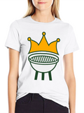 Grill King T-Shirt: BBQ Crown Graphic Tee
