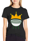 Grill King T-Shirt: BBQ Crown Graphic Tee