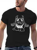 Monster Graphic Black T-Shirt