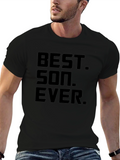 Best Son Ever Black Graphic T-Shirt