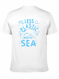 Less Plastic More Sea Graphic Tee