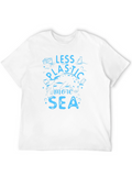 Less Plastic More Sea Graphic Tee