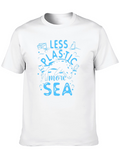 Less Plastic More Sea Graphic Tee