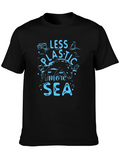 Less Plastic More Sea Graphic Tee