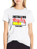 Installing Muscles Graphic T-Shirt