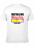 Installing Muscles Graphic T-Shirt