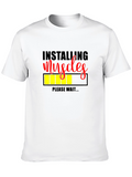 Installing Muscles Graphic T-Shirt