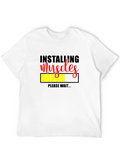 Installing Muscles Graphic T-Shirt