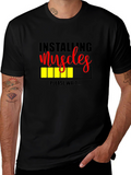 Installing Muscles Graphic T-Shirt
